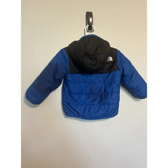 The North Face Hooded Sherpa Lined Puffy Jacket Infant Infant Boys 6-12m Stained - Picture 5 of 7